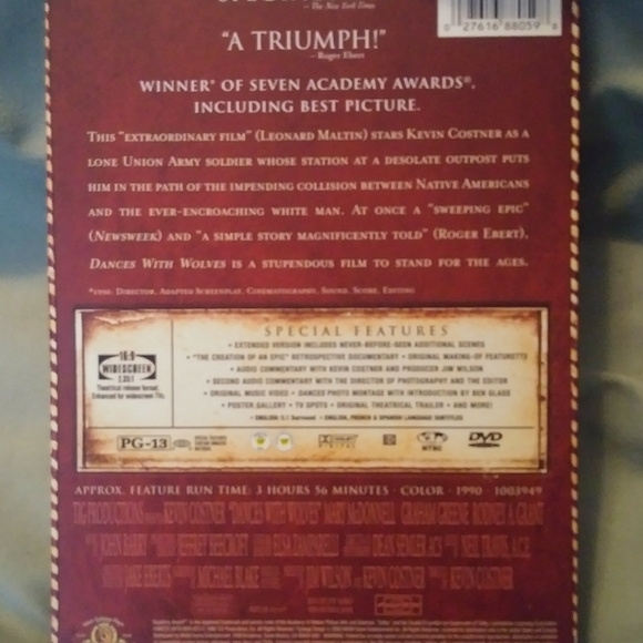 2 Wolves Mugs & Dances With Wolves DVD - Picture 15 of 15